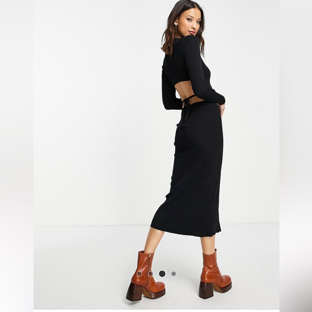 Brand New Dress- Bershka- Size Large- Black